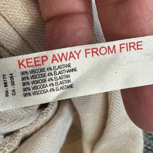 Free People Movement‎ Second Chance Hooded Jumpsuit Relaxed Fit Beige Size Small - Picture 15 of 16